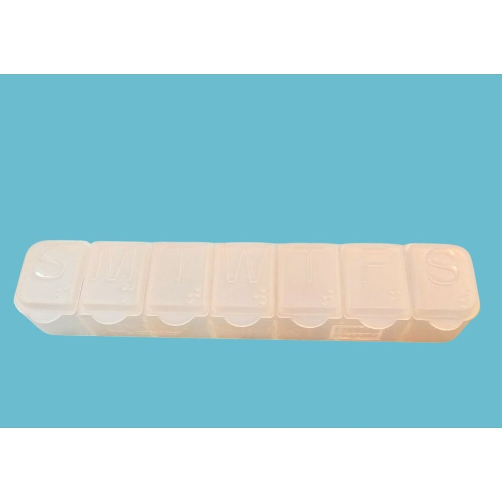 7 Day Weekly Pill Organizer Box Medication Caddy